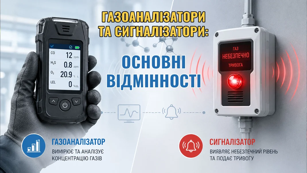 Газоаналізатори та сигналізатори: які основні відмінності