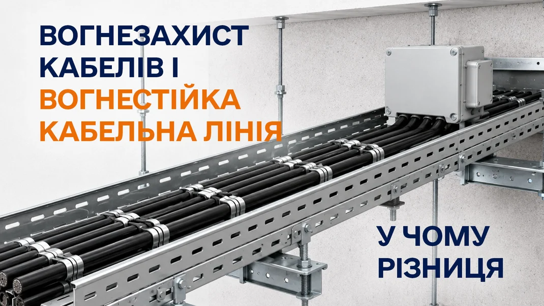 Вогнезахист кабелів і вогнестійка кабельна лінія: у чому різниця