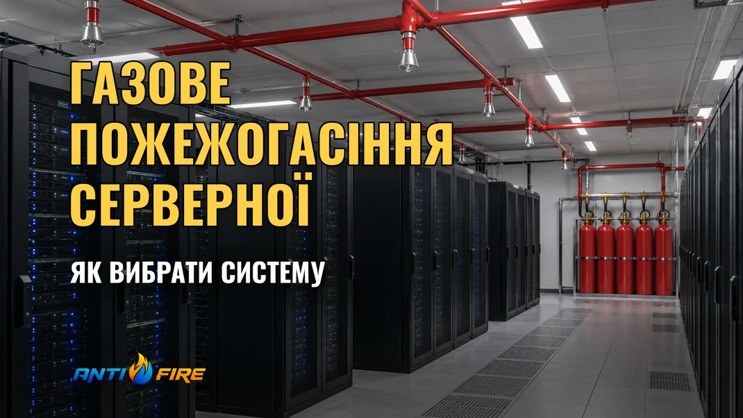 Газовое пожаротушение серверной и ЦОД: как выбрать систему