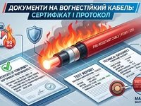 Документи на вогнестійкий кабель: що перевірити перед закупівлею