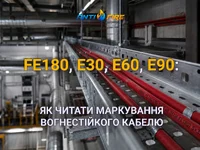 FE180, E30, E60 и E90: как читать маркировку огнестойкого кабеля