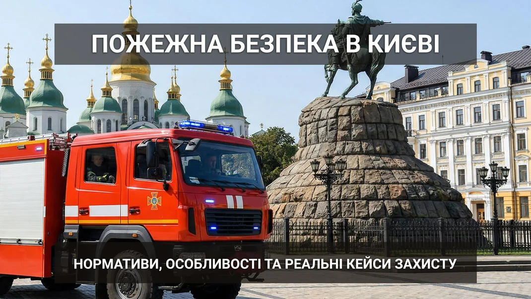 Пожежна безпека в Києві: нормативи, особливості та реальні кейси захисту