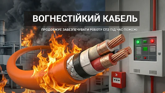 Вогнестійкий кабель: у чому різниця з негорючим