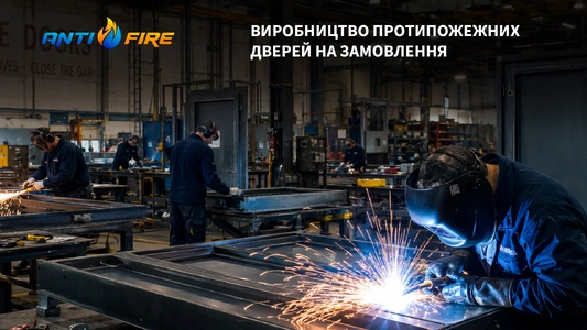 Виробництво протипожежних дверей на замовлення