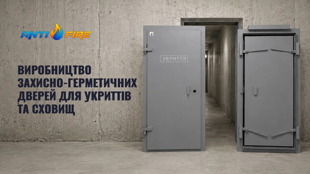 Виробництво захисно-герметичних дверей