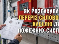 Як розрахувати переріз силового кабелю для пожежних систем