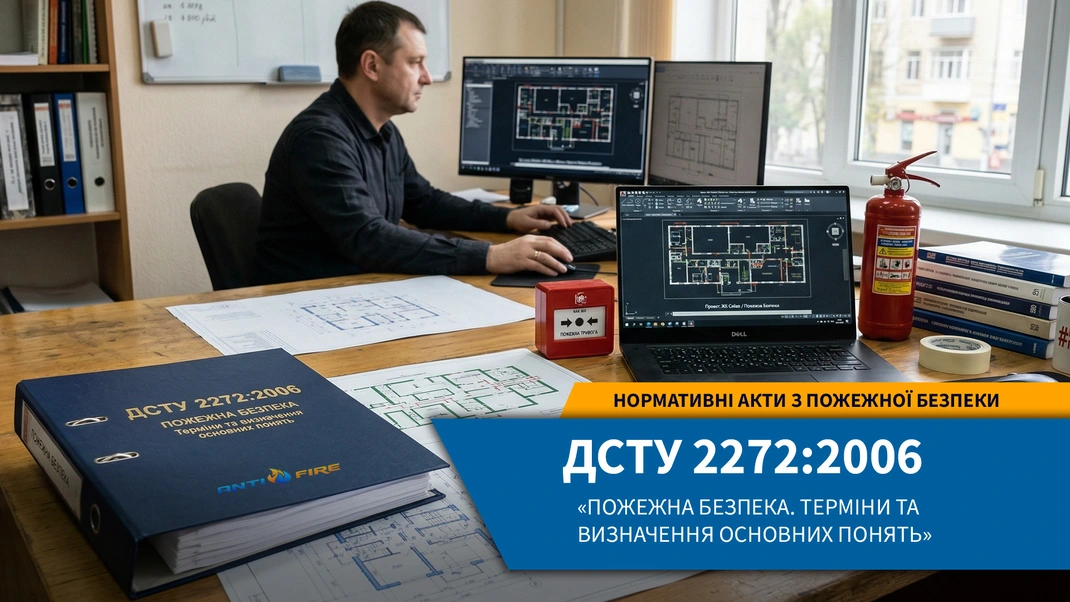 ДСТУ 2272:2006 «Пожежна безпека. Терміни та визначення»