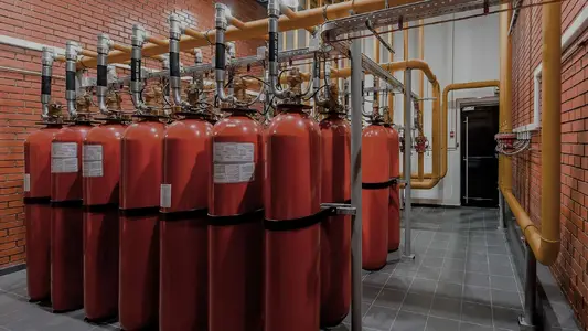 Системи газового пожежогасіння: типи, принципи роботи та особливості