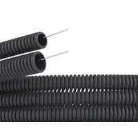 Труба гофрована ПВХ гнучка стандартна з протяжкою УФ-стійка - Замовити