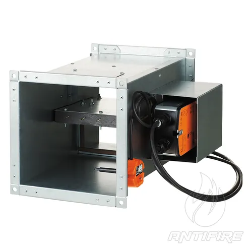 Нормально відкритий вогнезатримувальний канальний клапан Вентс КП-1 