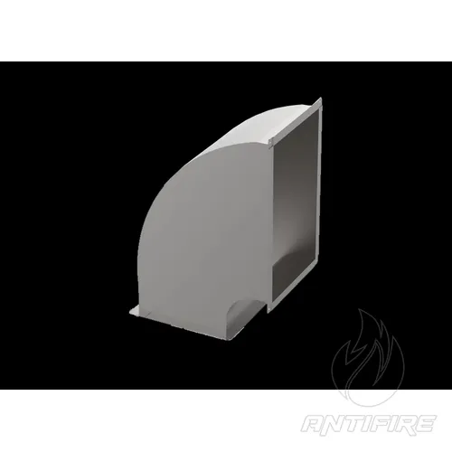 Відвід для прямокутного повітроводу AD-KRP  (фото 2)