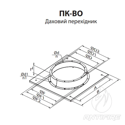 Дахові перехідники Вентс ПК-ВО  (фото 2)