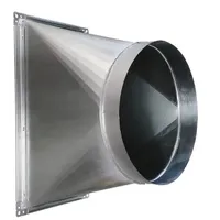 Симетричний перехід прямокутник-коло для прямокутного повітроводу AD-PSKK - Замовити