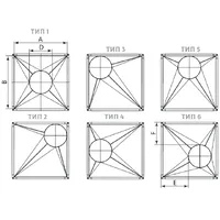 Симетричний перехід прямокутник-коло для прямокутного повітроводу AD-PSKK thumb-2