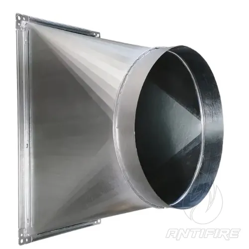 Симетричний перехід прямокутник-коло для прямокутного повітроводу AD-PSKK 