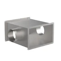 Хрестовина з круглими відводами для прямокутного повітроводу AD-KKO - Замовити