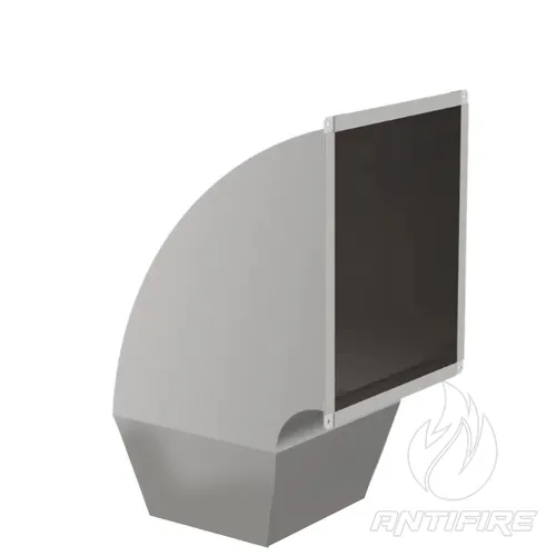 Дифузорний відвід для прямокутного повітроводу AD-KRPP 