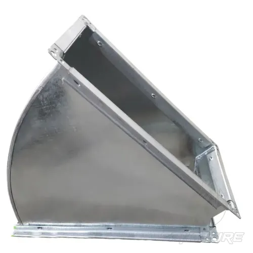 Відвід для прямокутного повітроводу AD-KP 