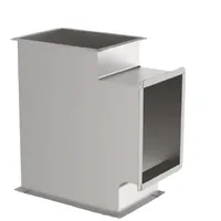 Трійник симетричний для прямокутного повітроводу AD-TS - Замовити