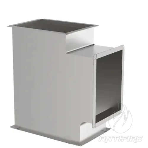 Трійник симетричний для прямокутного повітроводу AD-TS 