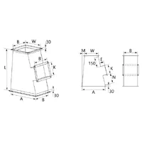 Трійник косий для прямокутного повітроводу AD-TKS thumb-2