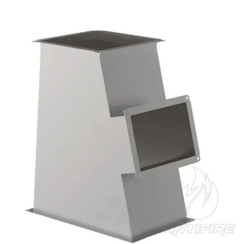 Трійник косий для прямокутного повітроводу AD-TKS 