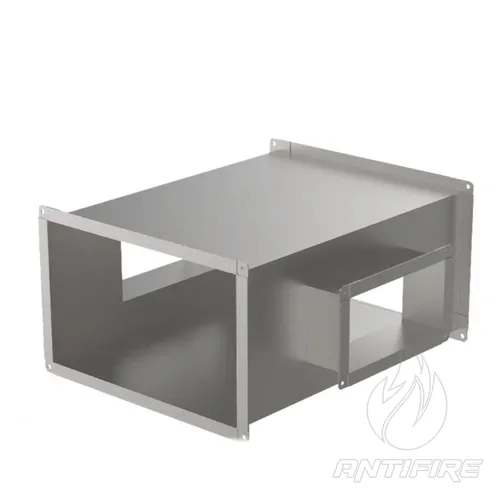 Хрестовина з прямокутними відводами для прямокутного повітроводу AD-KKP 