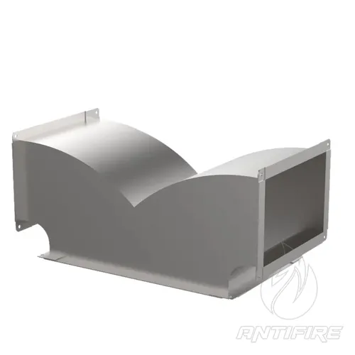 Трійник асиметричний для прямокутного повітроводу AD-TSH 