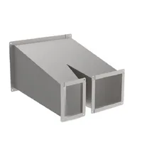 Трійник асиметричний штанообразный з перемінним перетином для прямокутного повітроводу AD-TSHP - Замовити