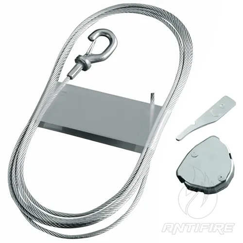 Трос з посиленими тримачами, 2 мм 