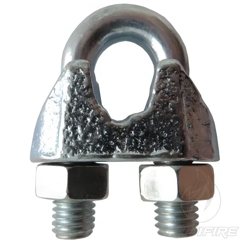 Затискач для сталевих канатів DIN 741 