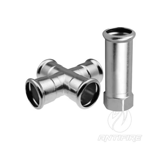 Хрестовини та насувні зєднання KAN therm Steel XPress Sprinkler 