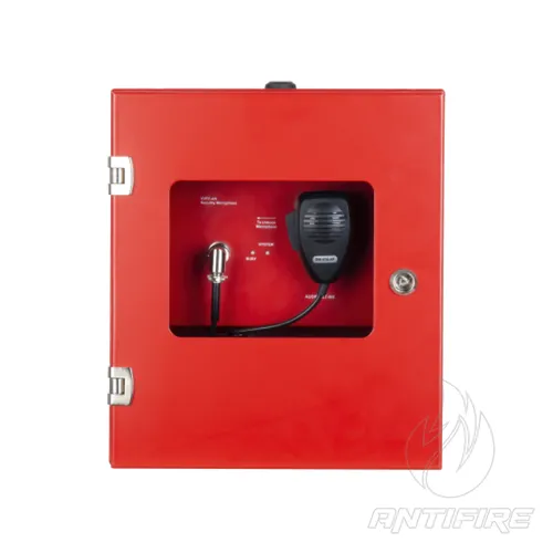 Аварийный настенный шкаф с микрофоном SPIKA-RCM 