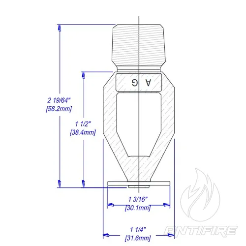 Зрошувач спринклерний AG FIRE GA5661  (фото 4)