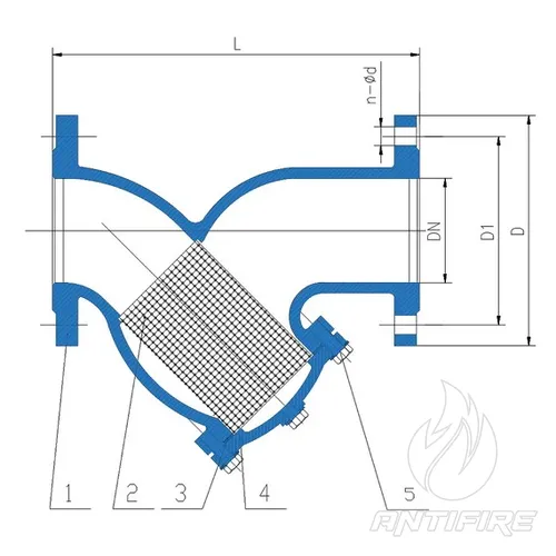 Y-Фільтр осадовий фланцевий UNION VALVE  (фото 5)