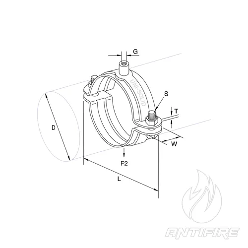 Підвіс для труб Solid N TYCO  (фото 2)