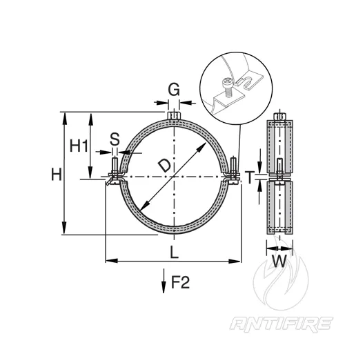 Підвіс для труб Standard R TYCO  (фото 2)