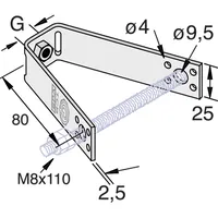 Кріплення трапецеподібне для профнастилу TCB TYCO thumb-2