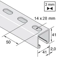 Профіль перфорований T1100T TYCO thumb-2