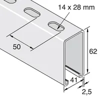 Профіль перфорований P5500T TYCO thumb-2