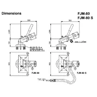 Лафетний ствол стаціонарний FJM-80 thumb-2