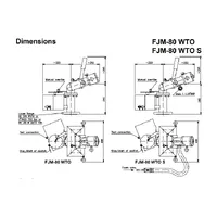 Лафетний ствол стаціонарний FJM-80 WTO thumb-2