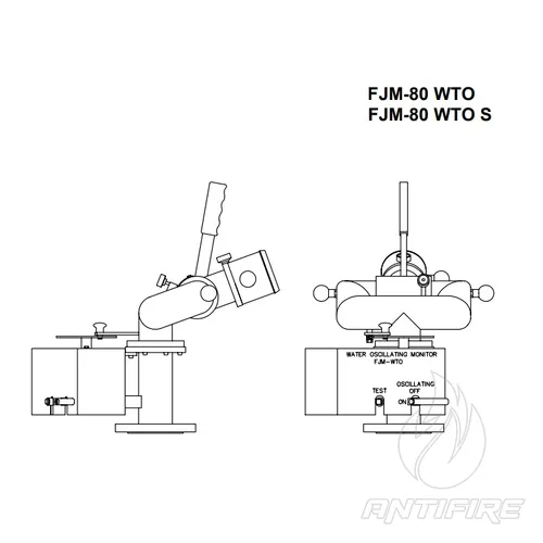 Лафетний ствол стаціонарний FJM-80 WTO 