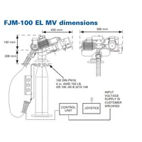 Лафетний ствол стаціонарний FJM-100 EL - Замовити