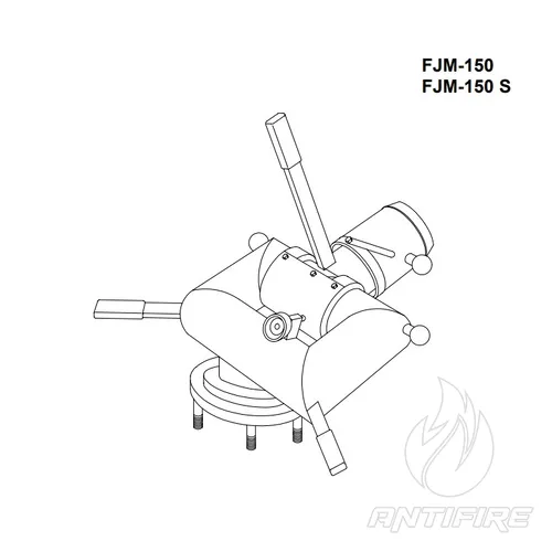 Лафетний ствол стаціонарний FJM-150 