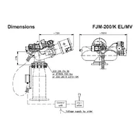 Лафетний ствол стаціонарний FJM-200 EL/MV thumb-2