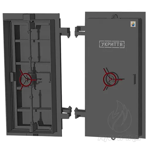 Бункерні ворота герметичні 100кПа-900кПа Antifire 113 