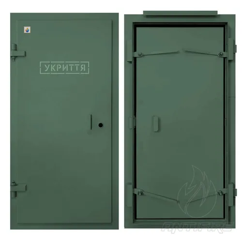 Захисні герметичні двері 1200-1700 кПа ДУ-4  Antifire 123 