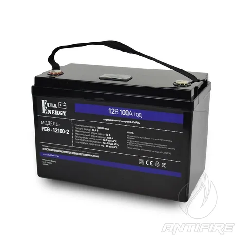 Акумулятор LiFePO4 літій залізо фосфатний 12В 100Ah Full Energy FEG-12100-2 C 