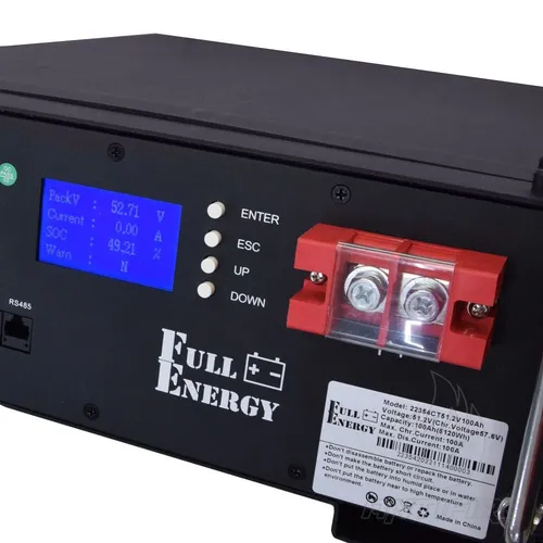 Акумулятор LiFePO4 літій залізо фосфатний 48В 100Ah Full Energy FEG-48100  (фото 3)